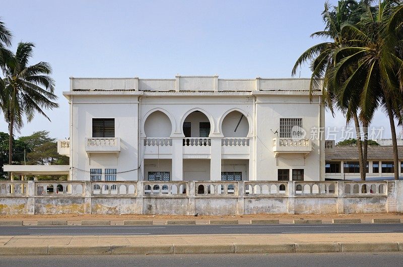 多哥西班牙-摩尔风格的殖民建筑，德拉大道République, Lomé